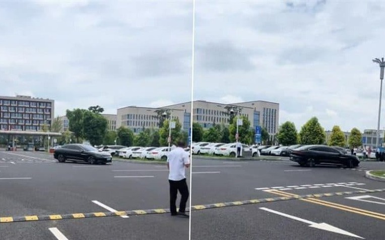 Xe điện BYD 'Made in China' mất kiểm soát, chạy xoay tròn hơn 100 vòng tại sân bay