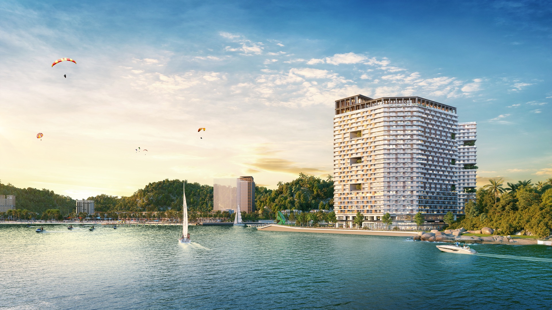 Ra mắt tòa tháp căn hộ cuối cùng tại Thành phố Vịnh trung tâm Xanh Island Cát Bà