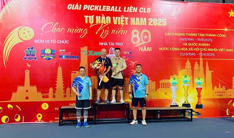 Giải Pickleball Liên CLB 'Tự hào Việt Nam 2025' thành công tốt đẹp