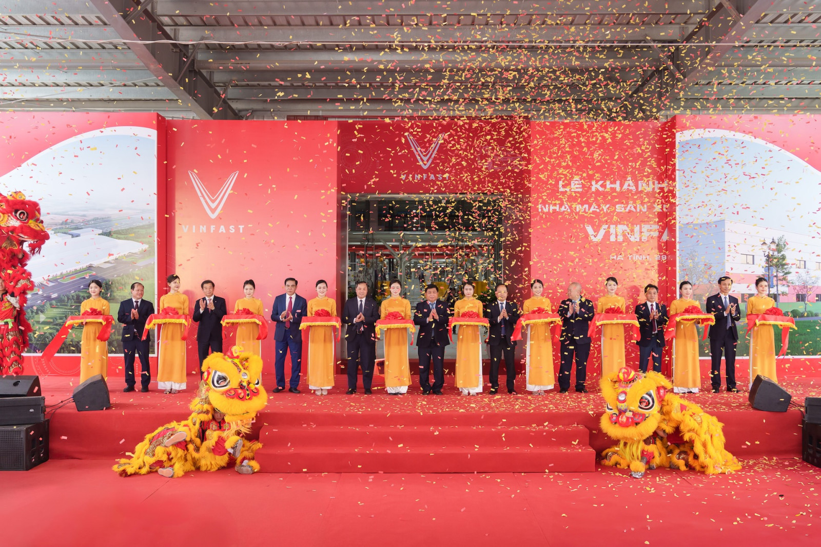 VinFast khánh thành nhà máy sản xuất ô tô điện tại Hà Tĩnh