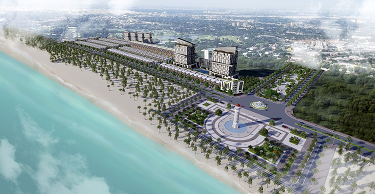 Dự án Khu du lịch biển Thắng Liên được cập nhật vào Quy hoạch chung phường Hoàng Mai
