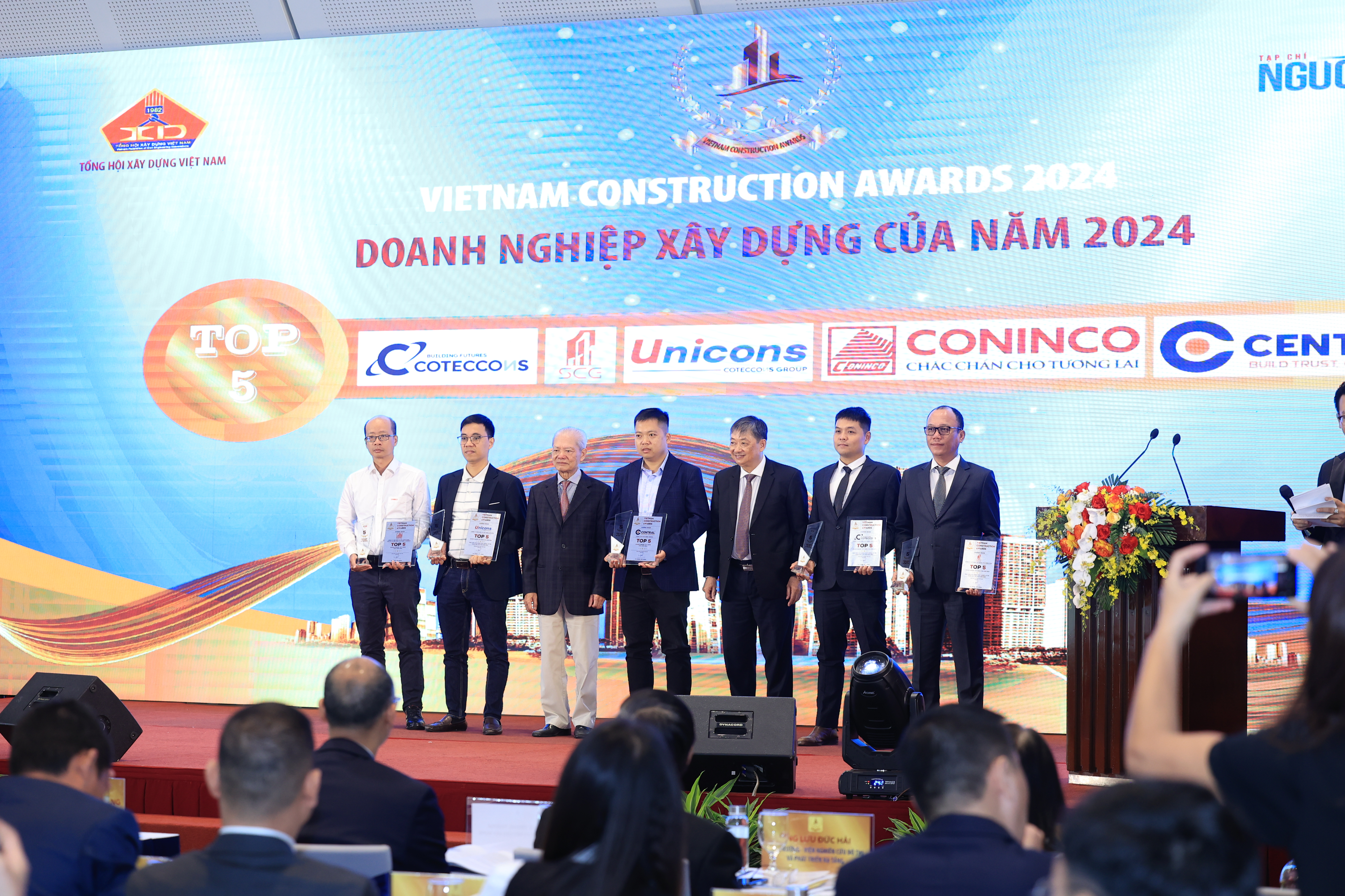 Tôn vinh các doanh nghiệp xây dựng tiêu biểu tại Vietnam Construction Awards 2024