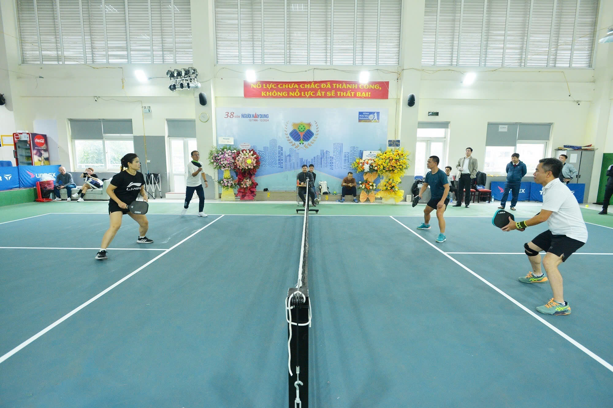 Giải Pickleball 38 năm Tạp chí Người Xây dựng hướng về đồng bào vùng cao