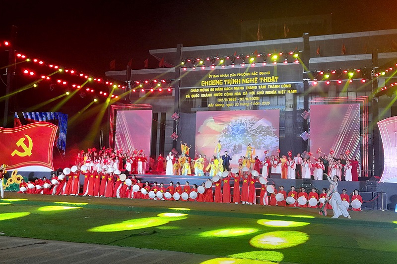 Bắc Ninh: Rực rỡ đêm hội kỷ niệm 80 năm Quốc khánh 2/9