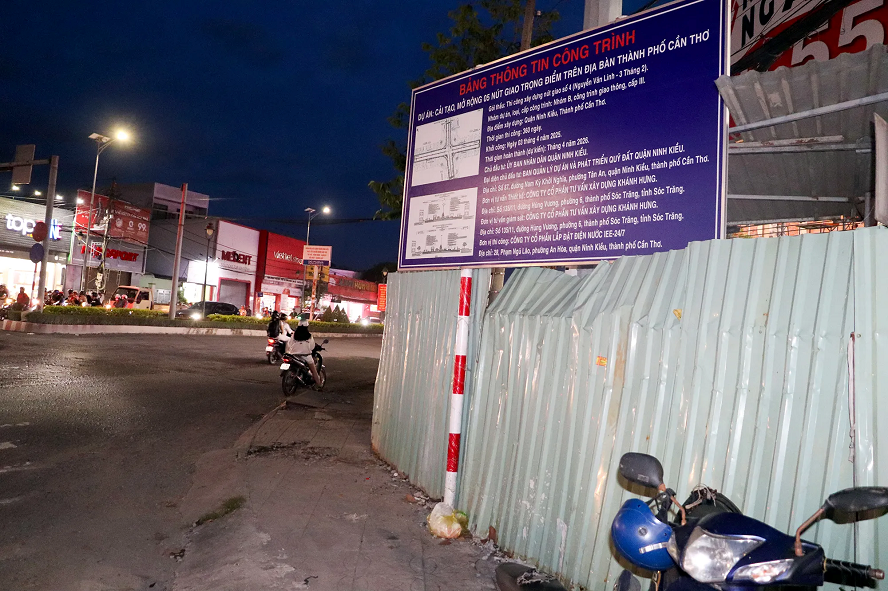 Loạt công trình xây dựng tiết kiệm thấp, thi công cầm chừng do vướng mặt bằng ở TP. Cần Thơ