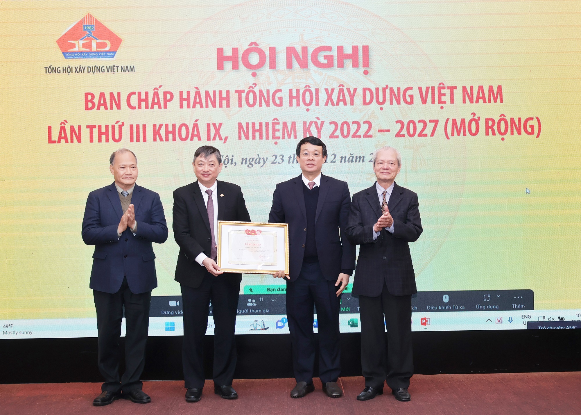 Tổng hội Xây dựng Việt Nam: 42 năm xây dựng và phát triển với những thành tựu đáng tự hào