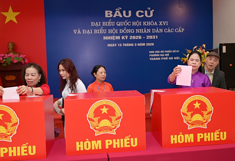 Đồng bào Công giáo phường Đại Mỗ hân hoan trong 'Ngày hội non sông'