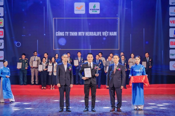 Herbalife Việt Nam tiếp tục đạt chứng nhận Top 10 Nhãn hiệu nổi tiếng Việt Nam