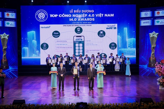 Herbalife Việt Nam đạt giải thưởng 'Top Công Nghiệp 4.0' lần thứ 3 