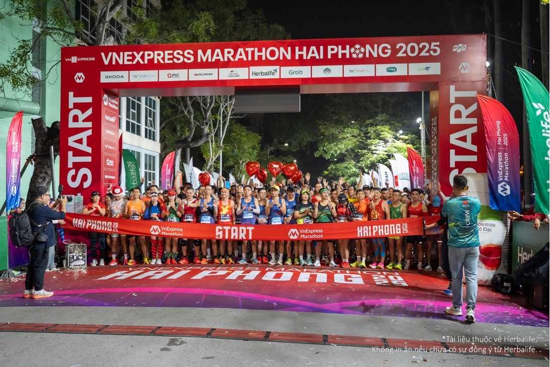 Herbalife Việt Nam tiếp tục đồng hành cùng VnExpress Marathon Hải Phòng