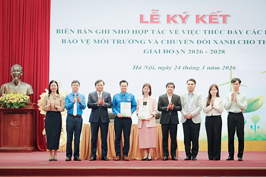 Quỹ Vì tương lai xanh cùng Đoàn Thanh niên Bộ Nông nghiệp & Môi trường chung tay thúc đẩy sáng kiến xanh