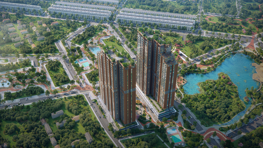 Một lựa chọn khác biệt giữa đại đô thị: The Parkland giải bài toán ở thực