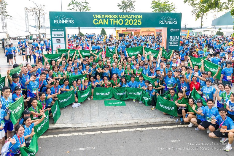 Herbalife Việt Nam đồng hành cùng VnExpress Marathon Cần Thơ 2025