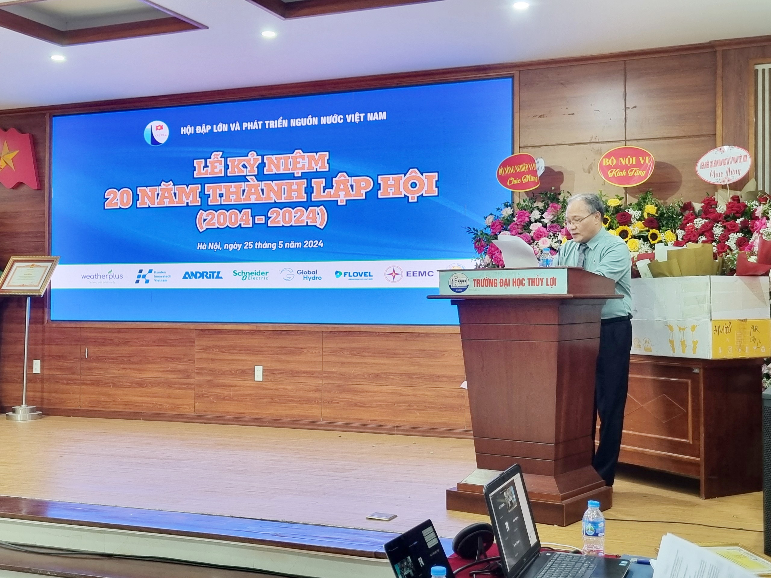 Hội Đập lớn và phát triển nguồn nước Việt Nam kỷ niệm 20 năm thành lập và tổ chức Đại hội lần V nhiệm kỳ 2024 - 2029