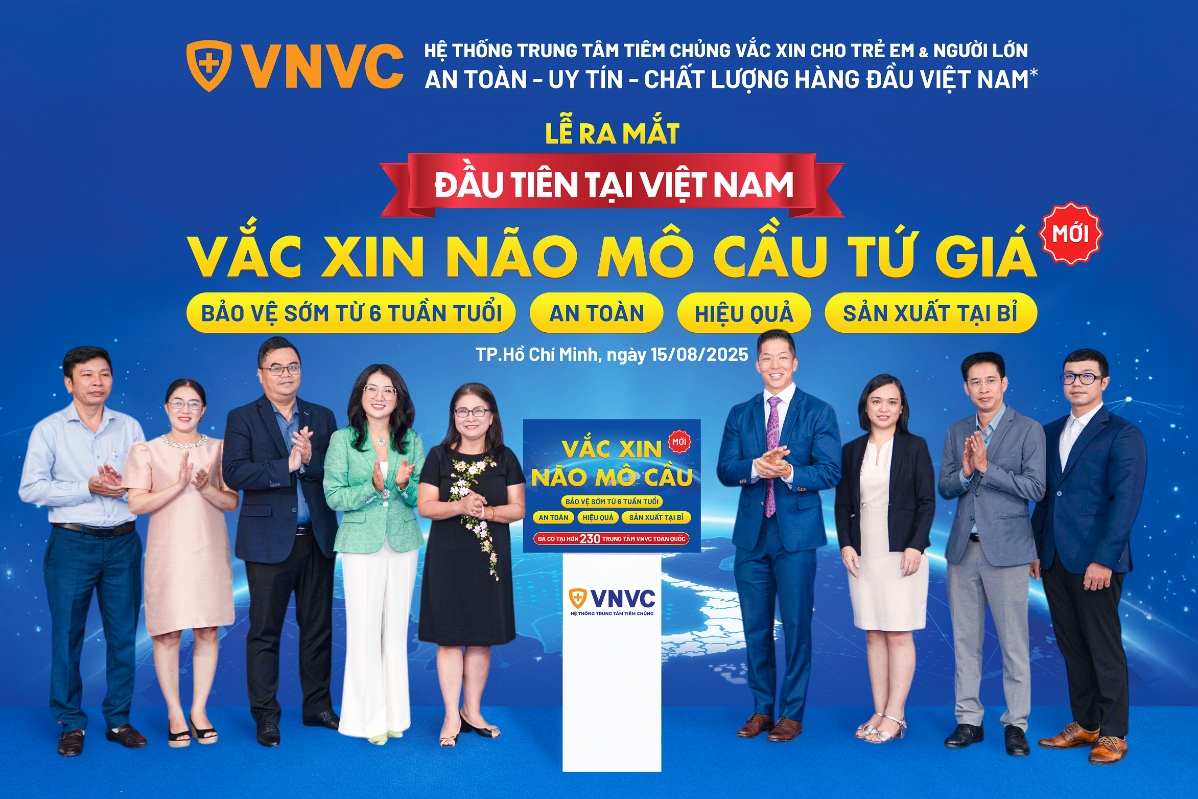 VNVC ra mắt vắc xin não mô cầu cho trẻ từ 6 tuần tuổi 