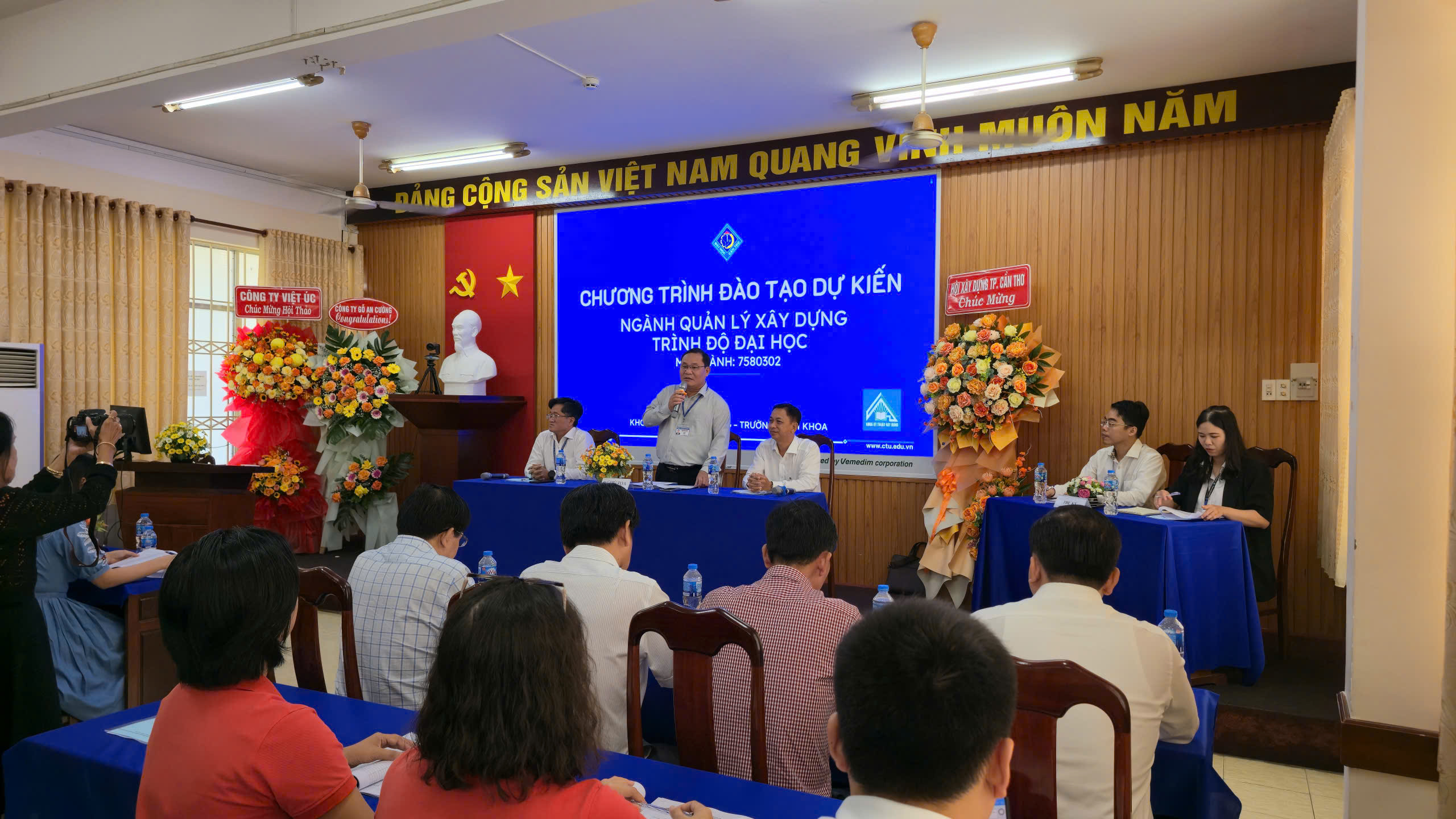 HXD TP. Cần Thơ tham gia Hội thảo góp ý chương trình đào tạo ngành Quản lý Xây dựng Đại học Cần Thơ