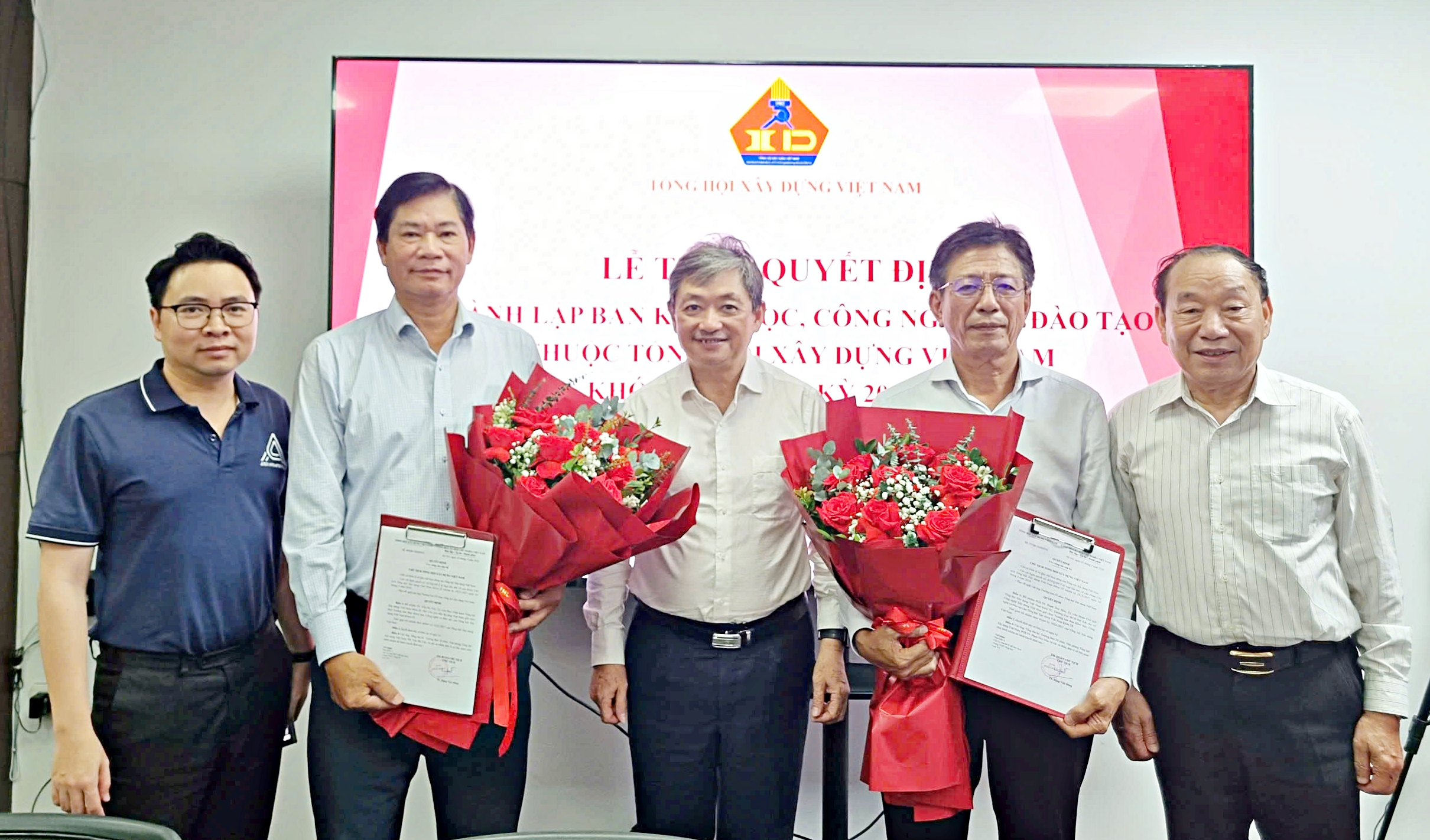 Tổng hội Xây dựng Việt Nam thành lập Ban Khoa học, Công nghệ và Đào tạo và bổ nhiệm lãnh đạo Ban