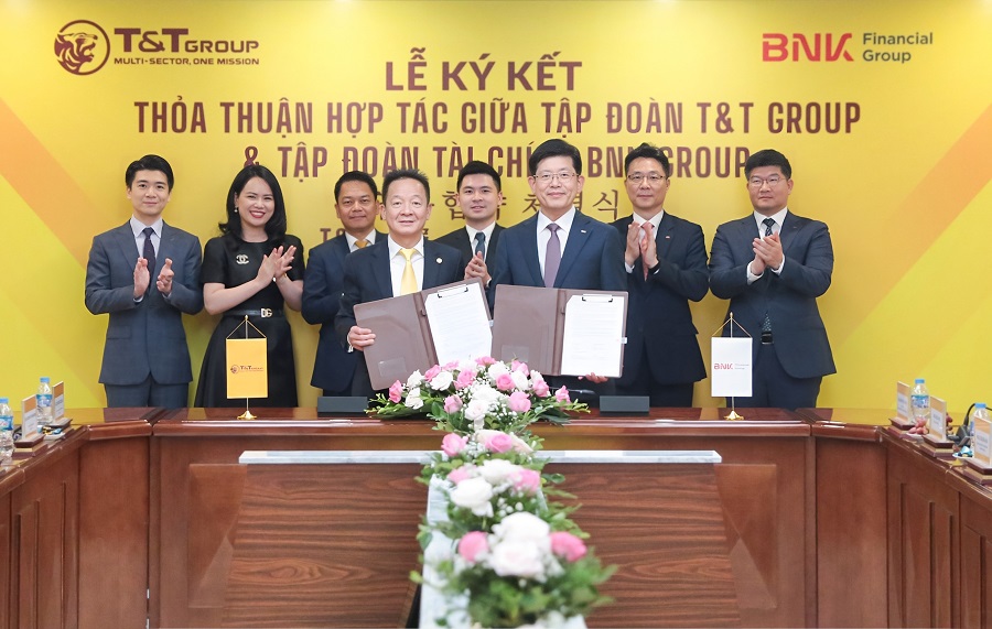 T&T Group hợp tác với BNK - Tập đoàn tài chính hàng đầu Hàn Quốc - Ảnh 1