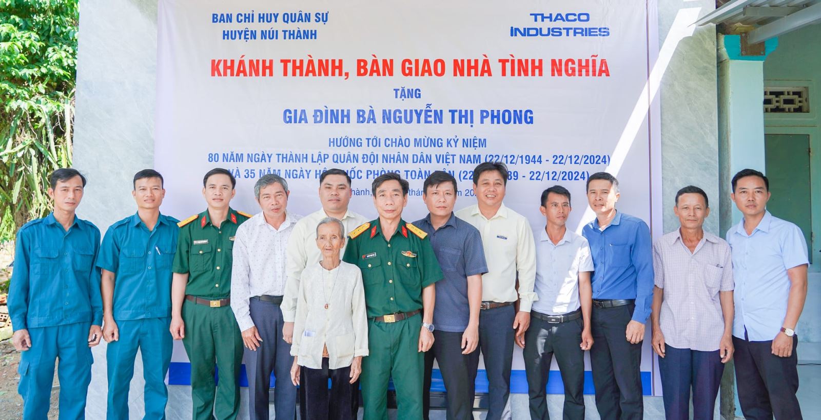 THACO Chu Lai trao tặng 37 ngôi nhà tình nghĩa cho tỉnh Quảng Nam - Ảnh 1