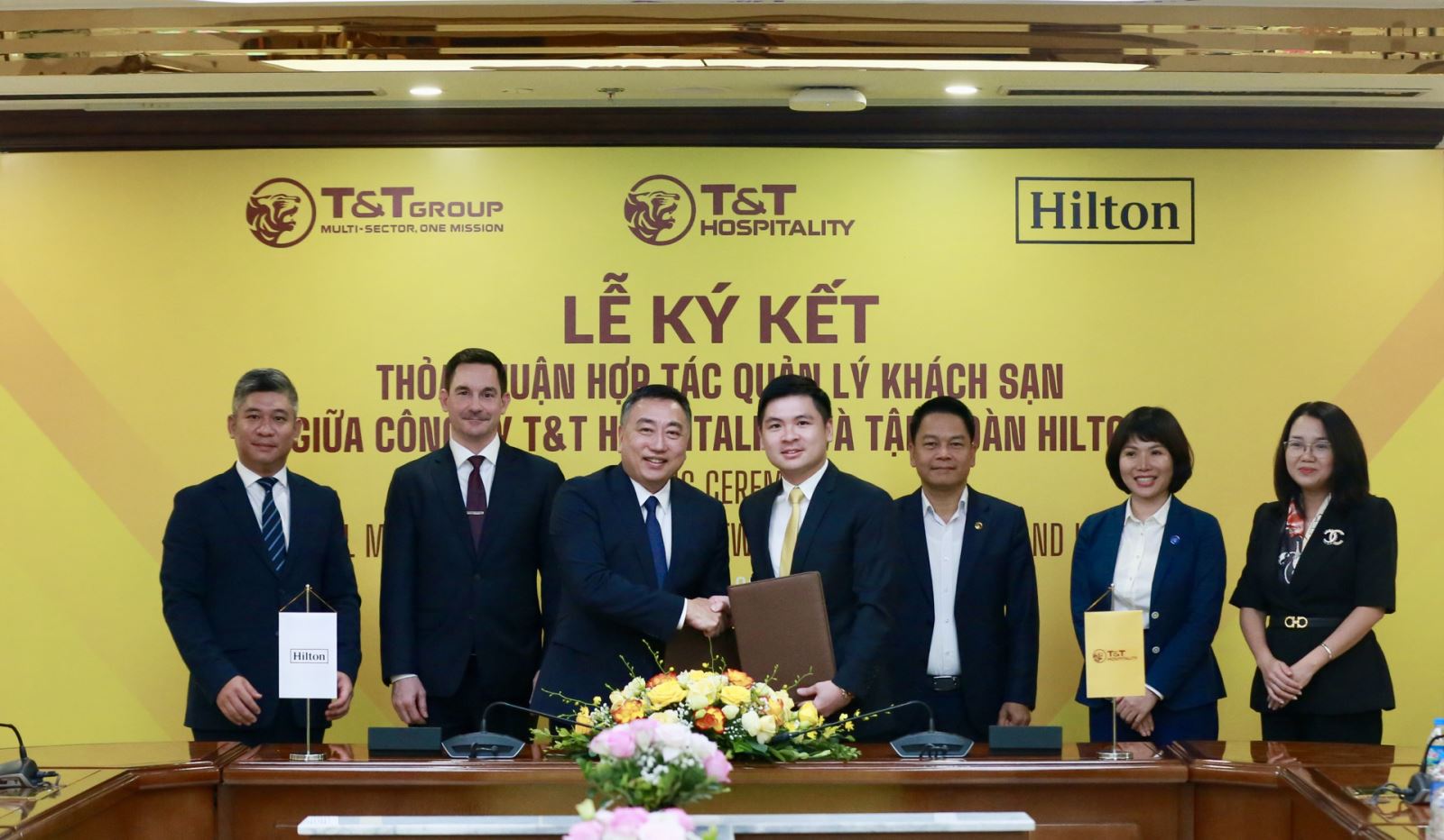 T&T Group hợp tác cùng Hilton mang thương hiệu khách sạn hàng đầu thế giới về ĐBSLC - Ảnh 1