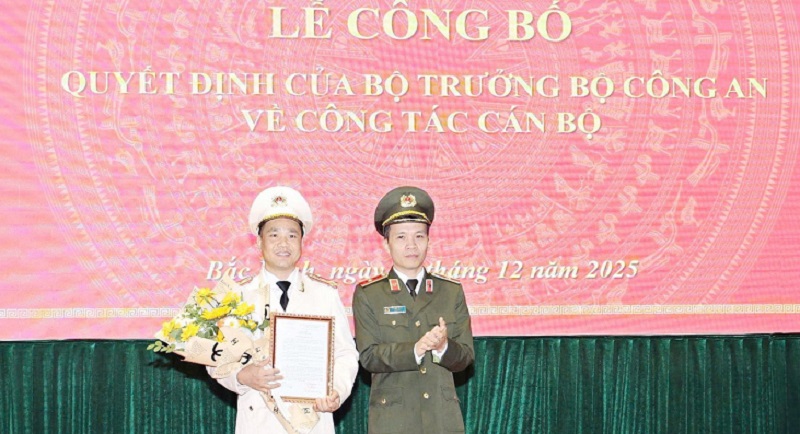 Đại t&aacute; Nguyễn Quốc Vương l&agrave;m Ph&oacute; gi&aacute;m đốc C&ocirc;ng an tỉnh Bắc Ninh - Ảnh 1