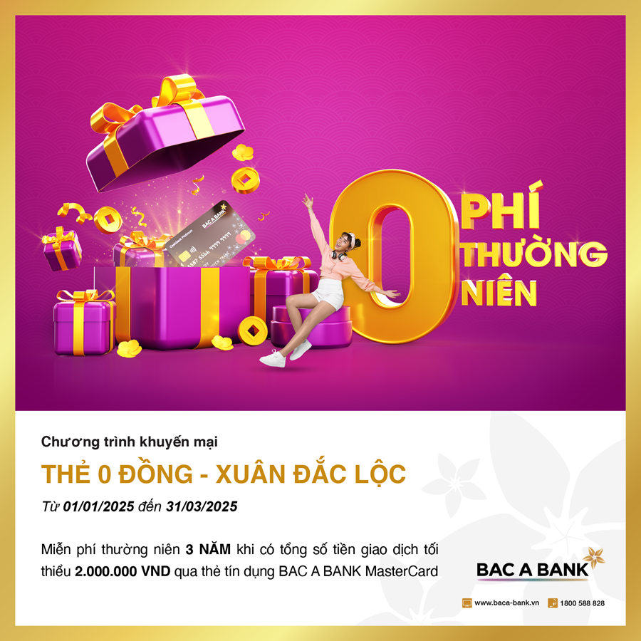 Sắm tết thảnh thơi cùng thẻ tín dụng BAC A BANK, khách hàng nhận thêm 3 năm miễn phí thường niên - Ảnh 2