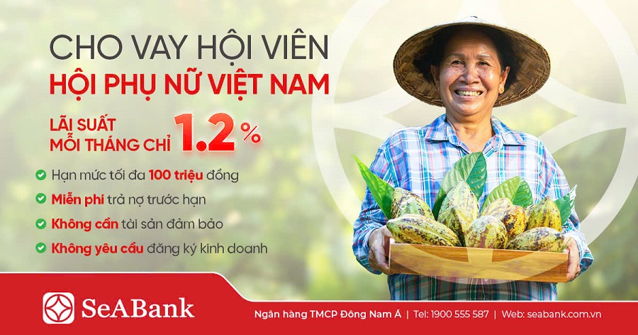 SeABank triển khai gói vay tín chấp 300 tỷ đồng lãi suất ưu đãi dành cho phụ nữ - Ảnh 1
