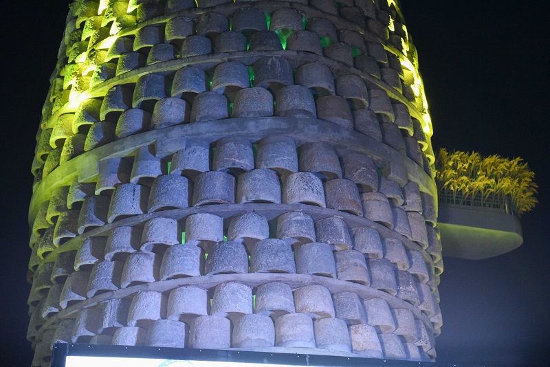 Tháp Thần Nông được ghép từ 1012 chiếc cối đá ở Bắc Ninh đạt kỷ lục Châu Á - Ảnh 2