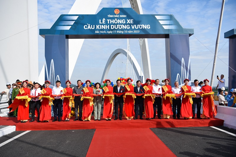 Bắc Ninh: Thông xe cầu vòm thép nghìn tỷ, cao nhất Việt Nam - Ảnh 1