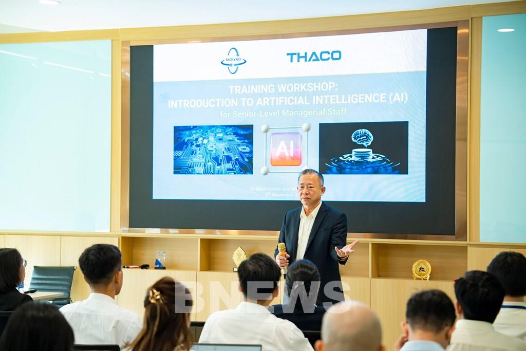 THACO đào tạo trí tuệ nhân tạo AI cho lãnh đạo và phụ trách - Ảnh 1