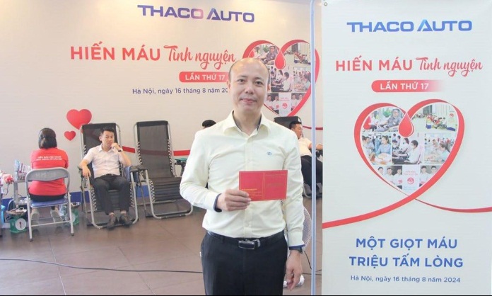 Cán bộ nhân viên Thaco Auto tại Hà Nội tham gia Chương trình Hiến máu tình nguyện - Ảnh 3